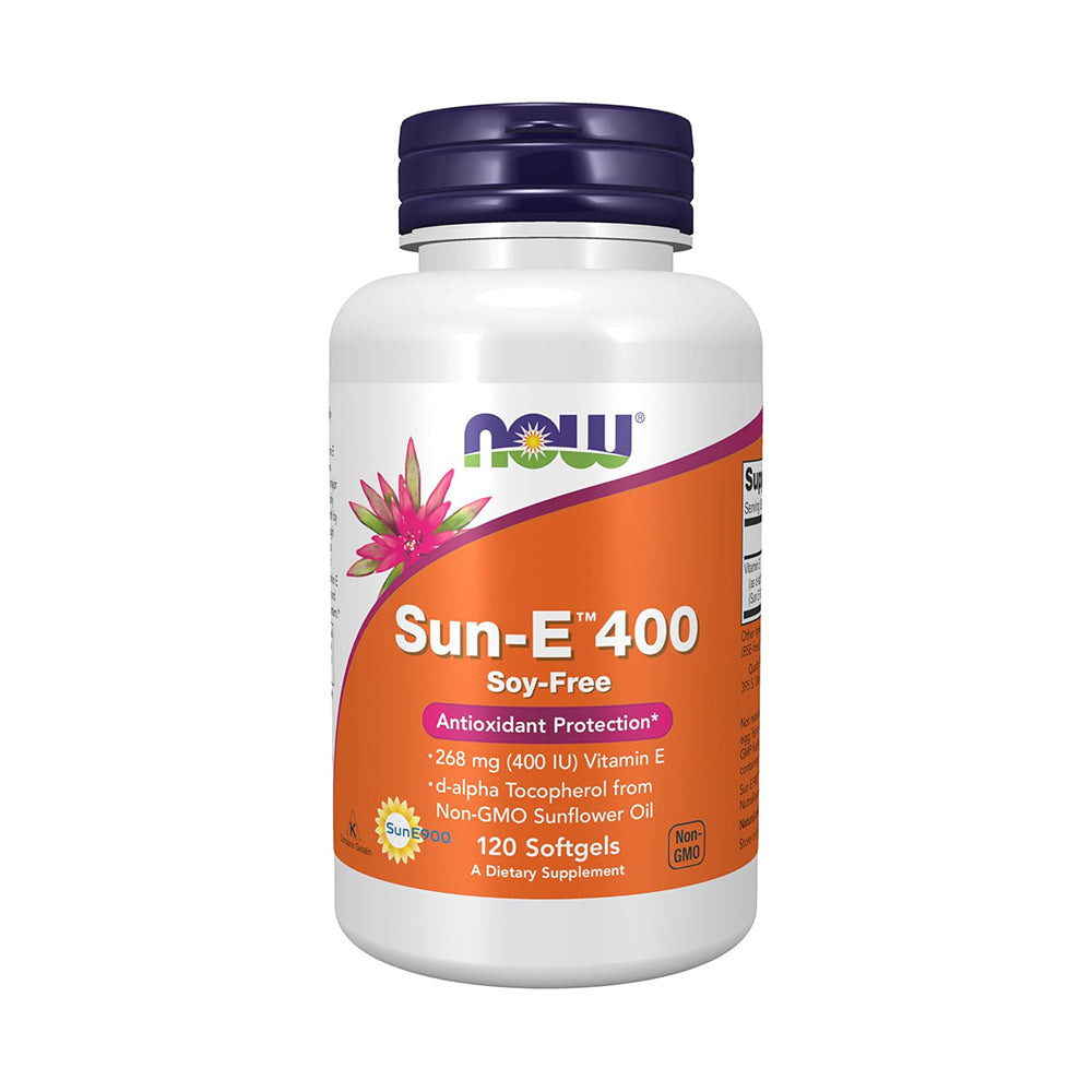 NOW Foods Supplements, Sun-E™ 400 IU na may d-alpha Tocopherol mula sa Non-GMO Sunflower Oil, 60 Softgels