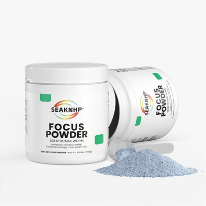 Focus Powder (Sour Gummi Worm) Enhances mental clarity 160g