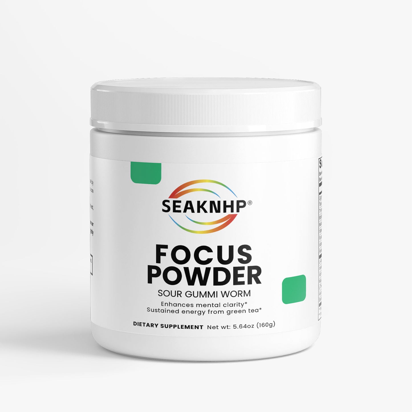 Focus Powder (Sour Gummi Worm) Enhances mental clarity 160g