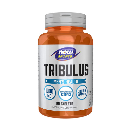 NOW Foods Sports Nutrition, Tribulus (Tribulus terrestris) 1,000 mg, Double Strength, Men's Health, 90 Tablets