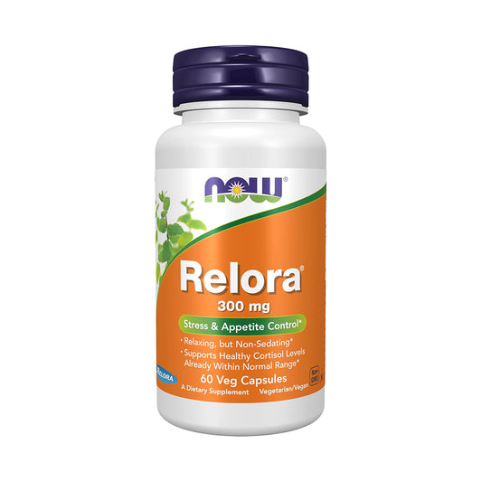 NOW Foods Supplements, Relora 300 mg (a Blend of Plant Extracts from Magnolia officinalis and Phellodendron amurense), 60 Veg Capsules