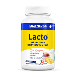 Enzymedica, Lacto®, 30 Capsules with Enzymes Lactase and Protease