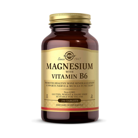 Solgar Magnesium na may Vitamin B6, 250 Tablets 