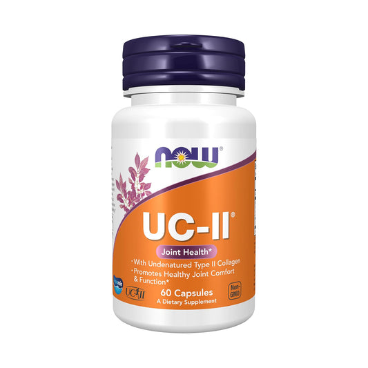 NOW Foods Supplements, UC-II Type II Collagen na may Undenatured Type II Collagen, 60 Veg Capsules 