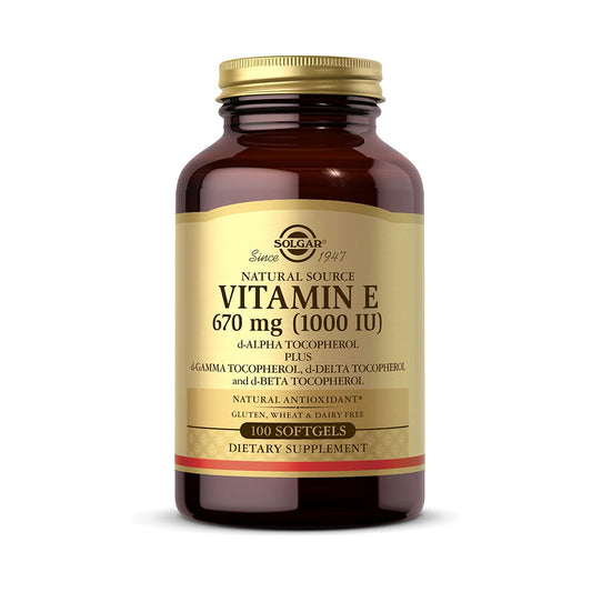 Naturally Sourced Vitamin E, 670 mg (1,000 IU), 100 Vegan Softgels